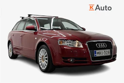 Punainen Audi A4 2006 kuva 1.