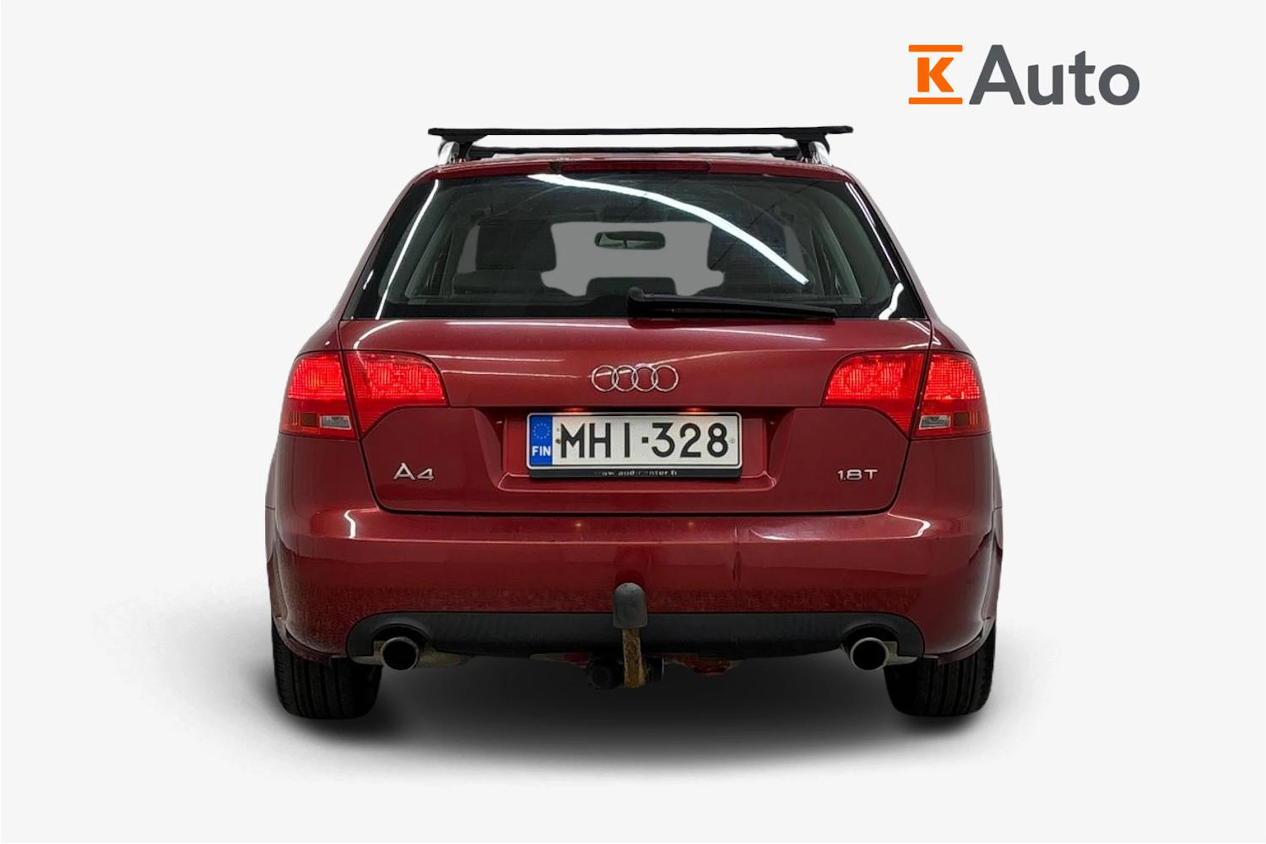 Punainen Audi A4 2006 kuva 3.