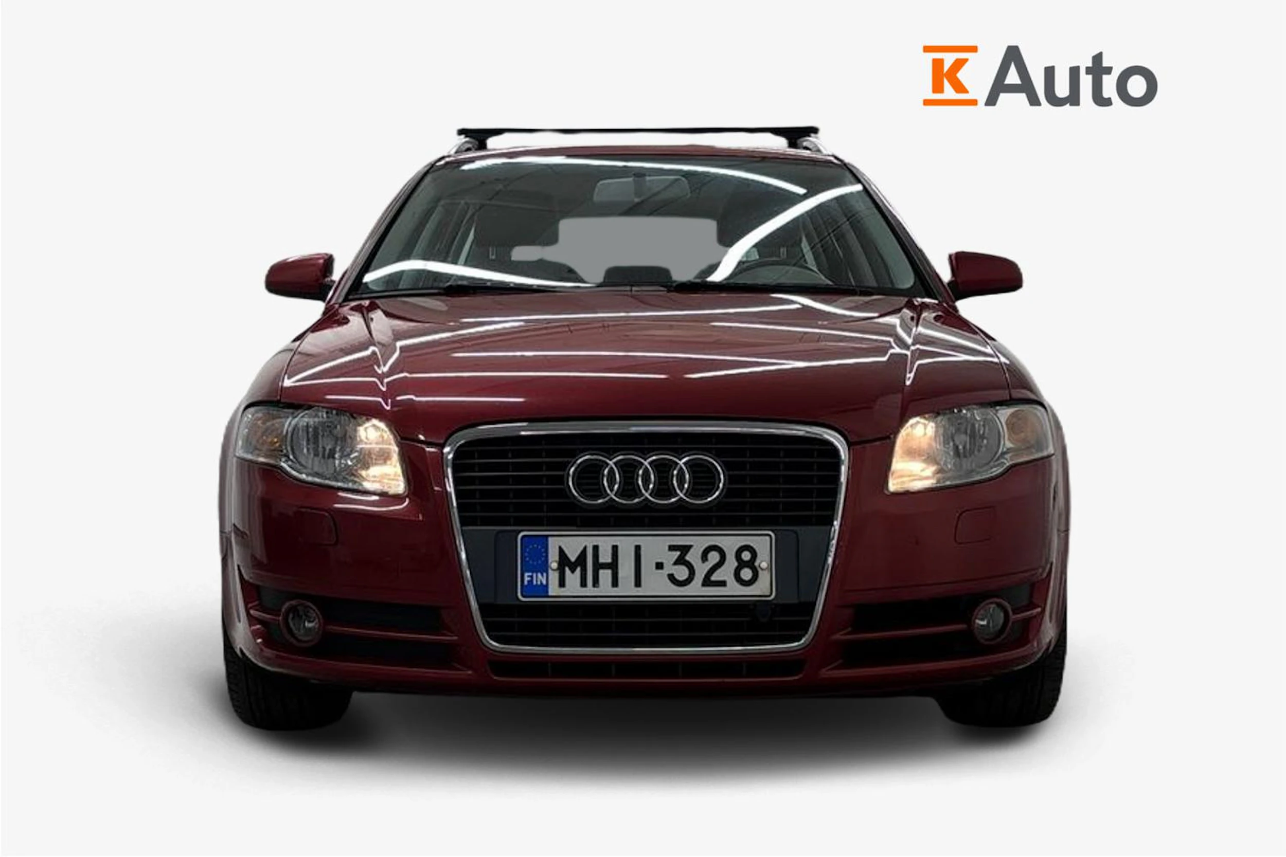 Punainen Audi A4 2006 kuva 4.