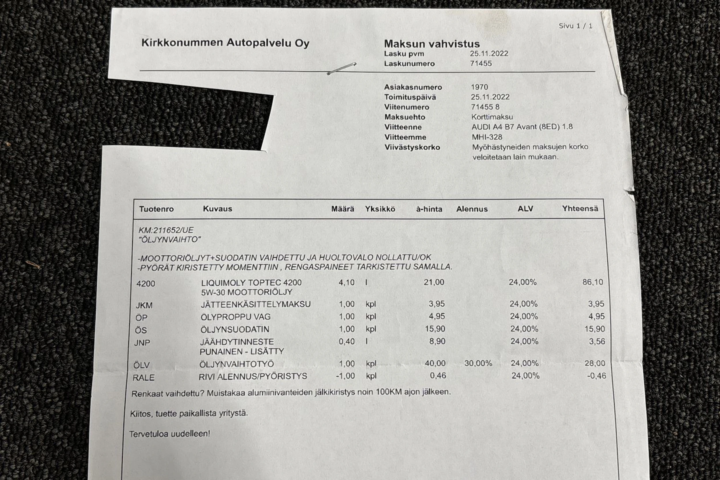Punainen Audi A4 2006 kuva 34.
