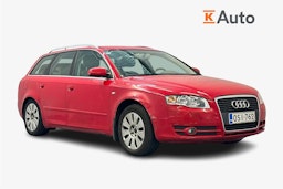 punainen Audi A4 2006 kuva 1.