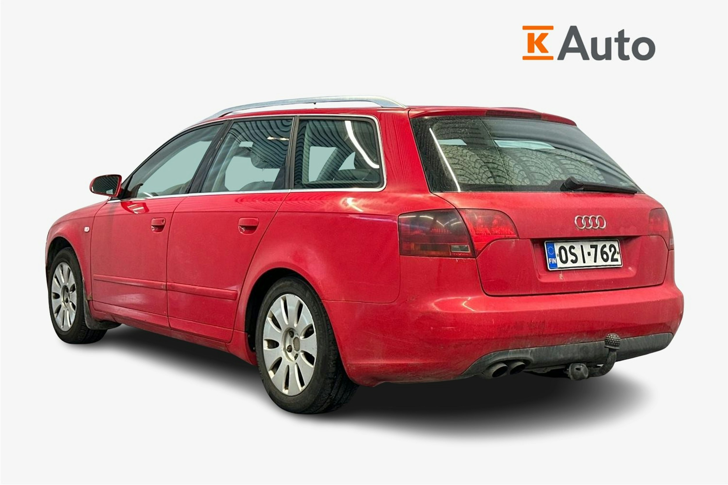 punainen Audi A4 2006 kuva 2.