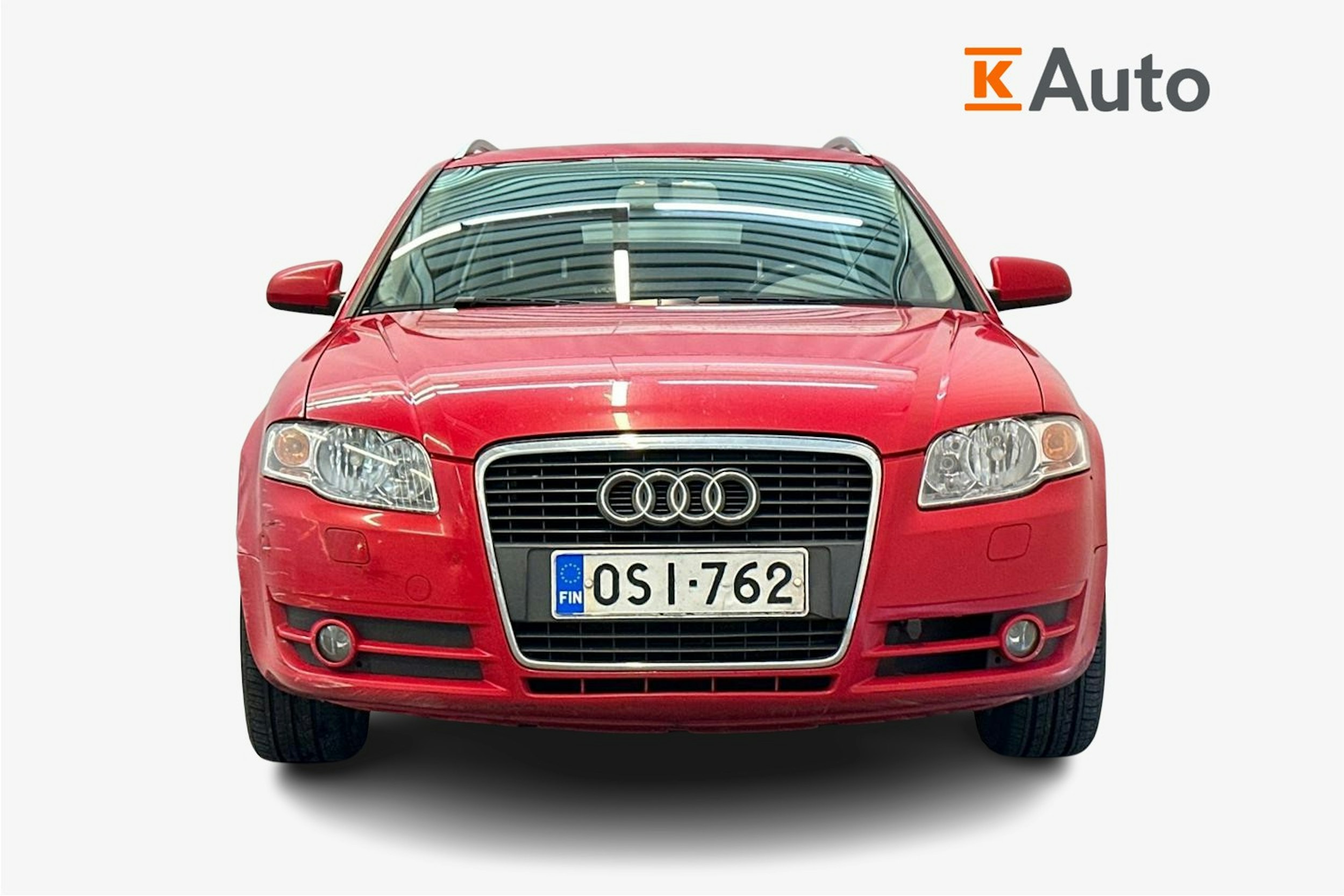 punainen Audi A4 2006 kuva 4.
