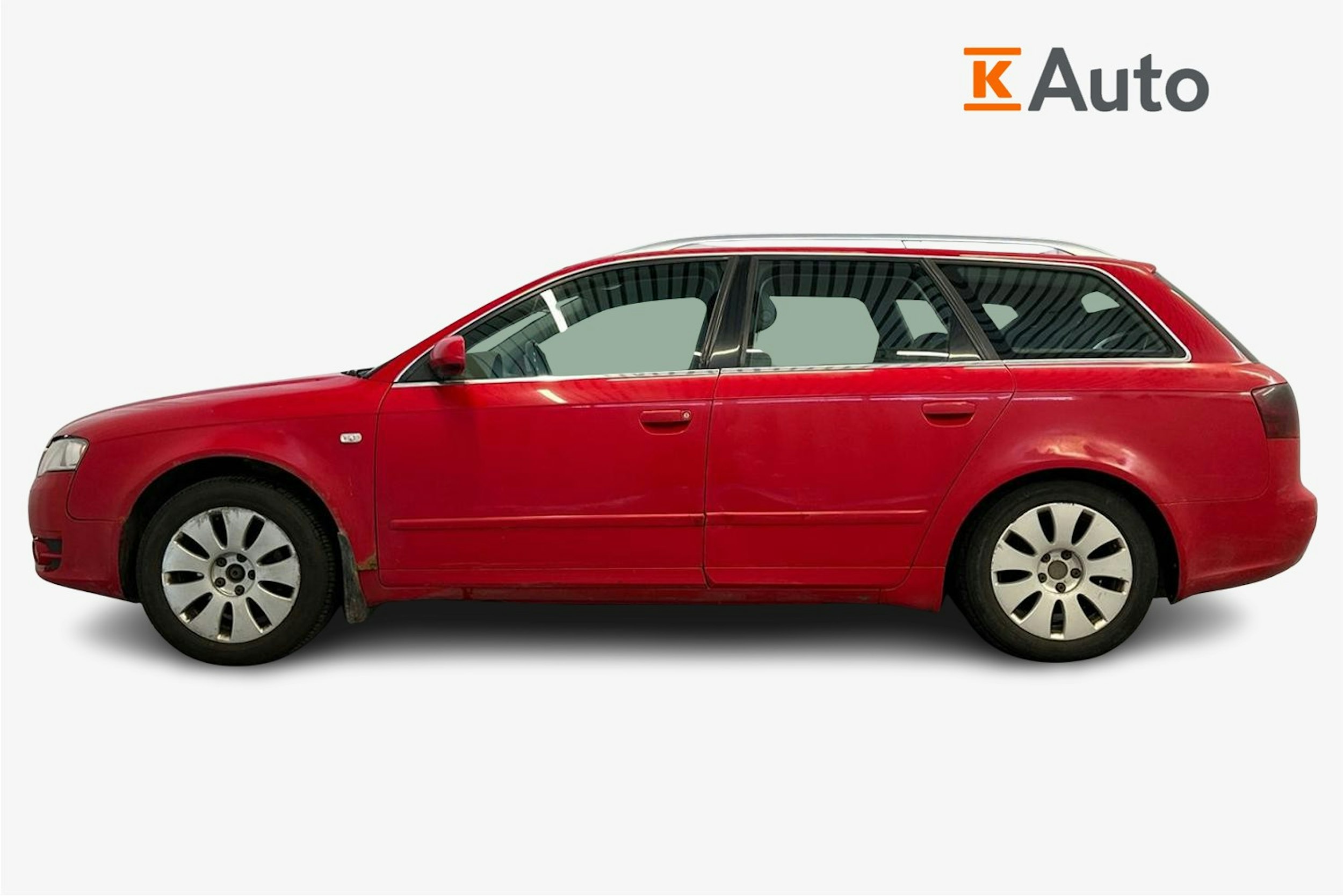 punainen Audi A4 2006 kuva 5.