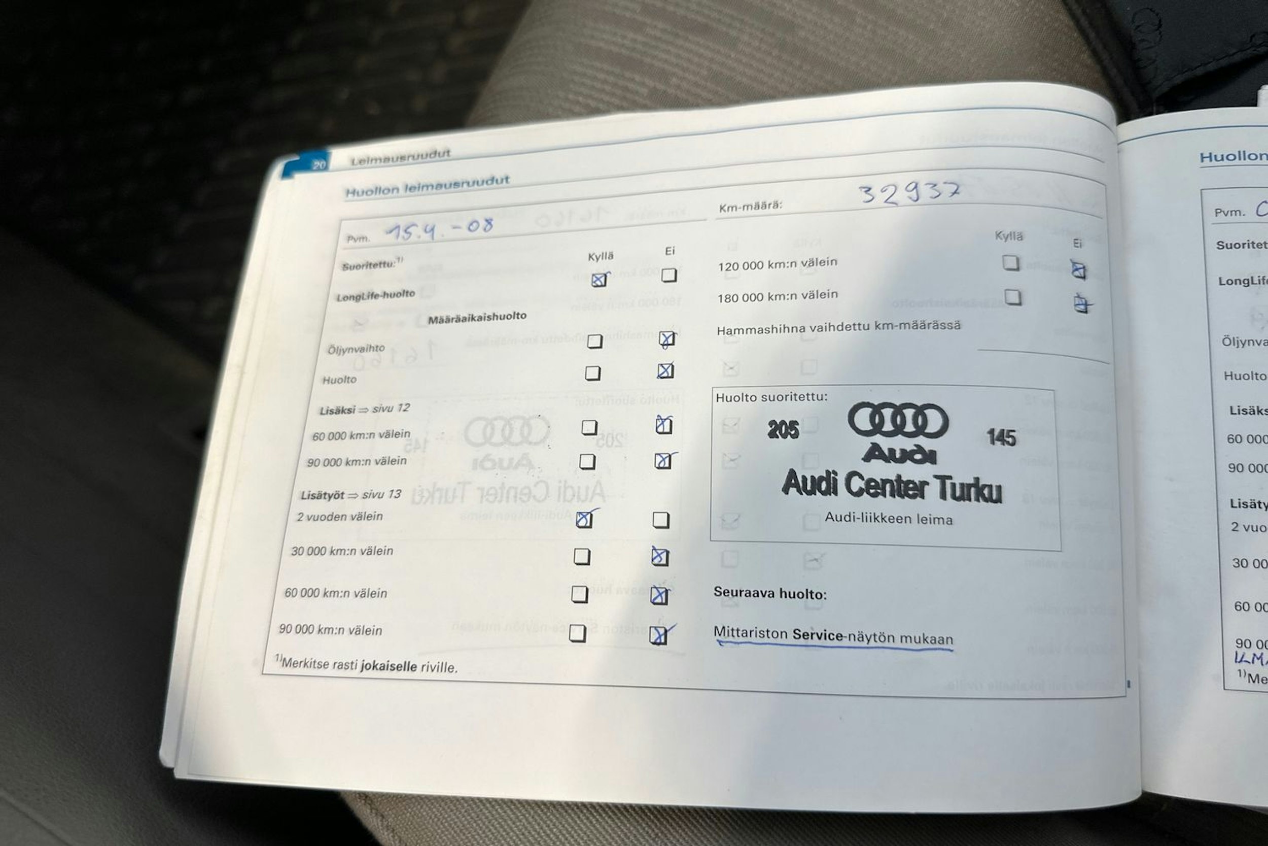 punainen Audi A4 2006 kuva 18.