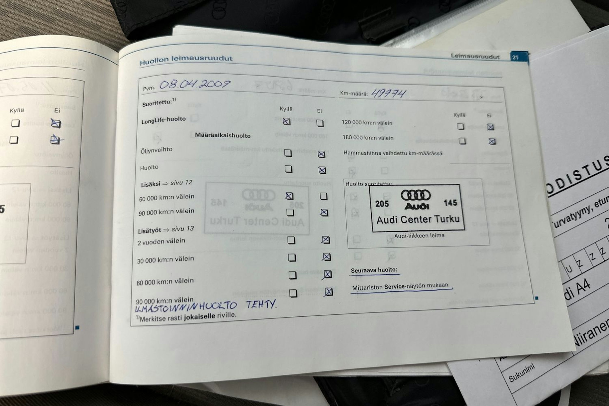punainen Audi A4 2006 kuva 19.