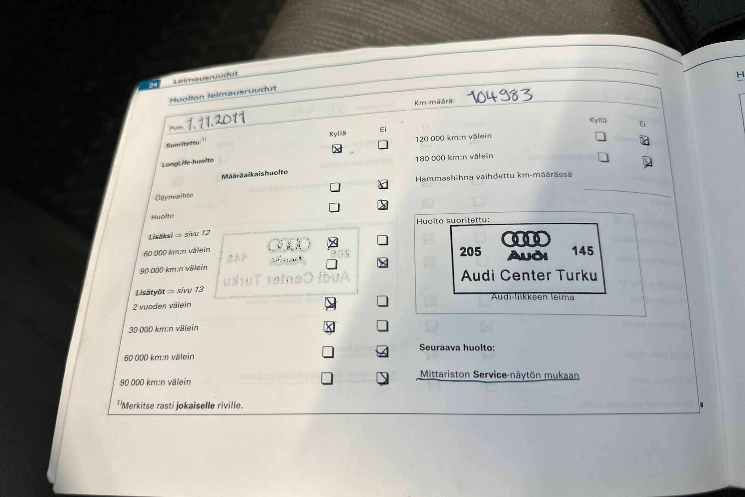 punainen Audi A4 2006 kuva 22.