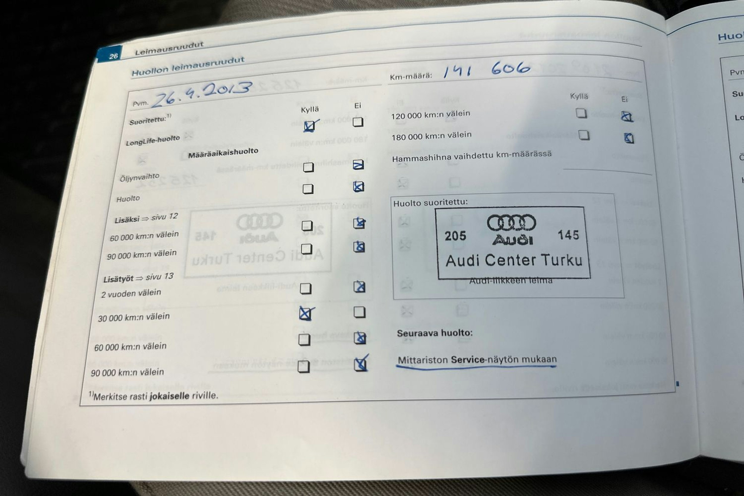 punainen Audi A4 2006 kuva 24.