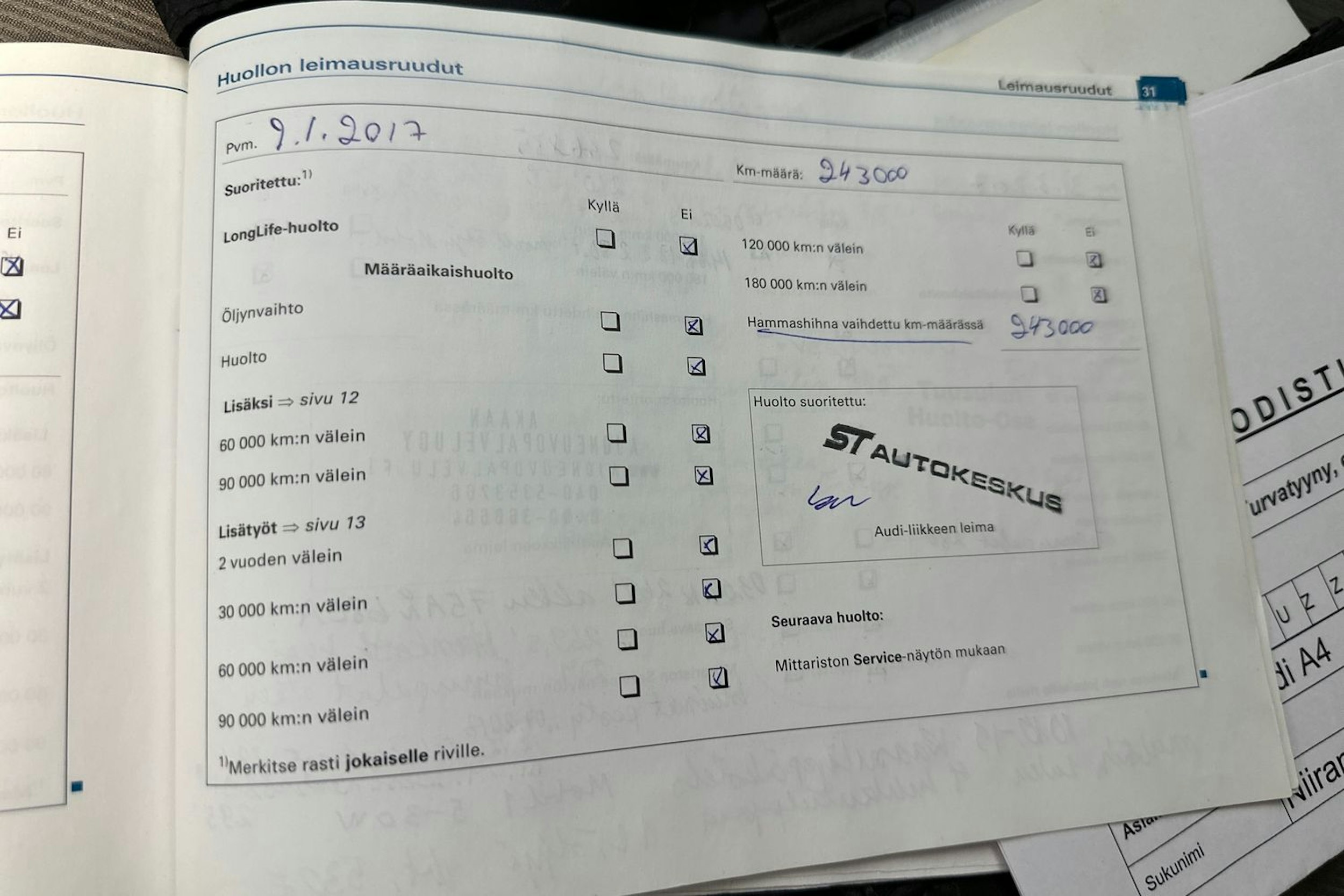 punainen Audi A4 2006 kuva 29.