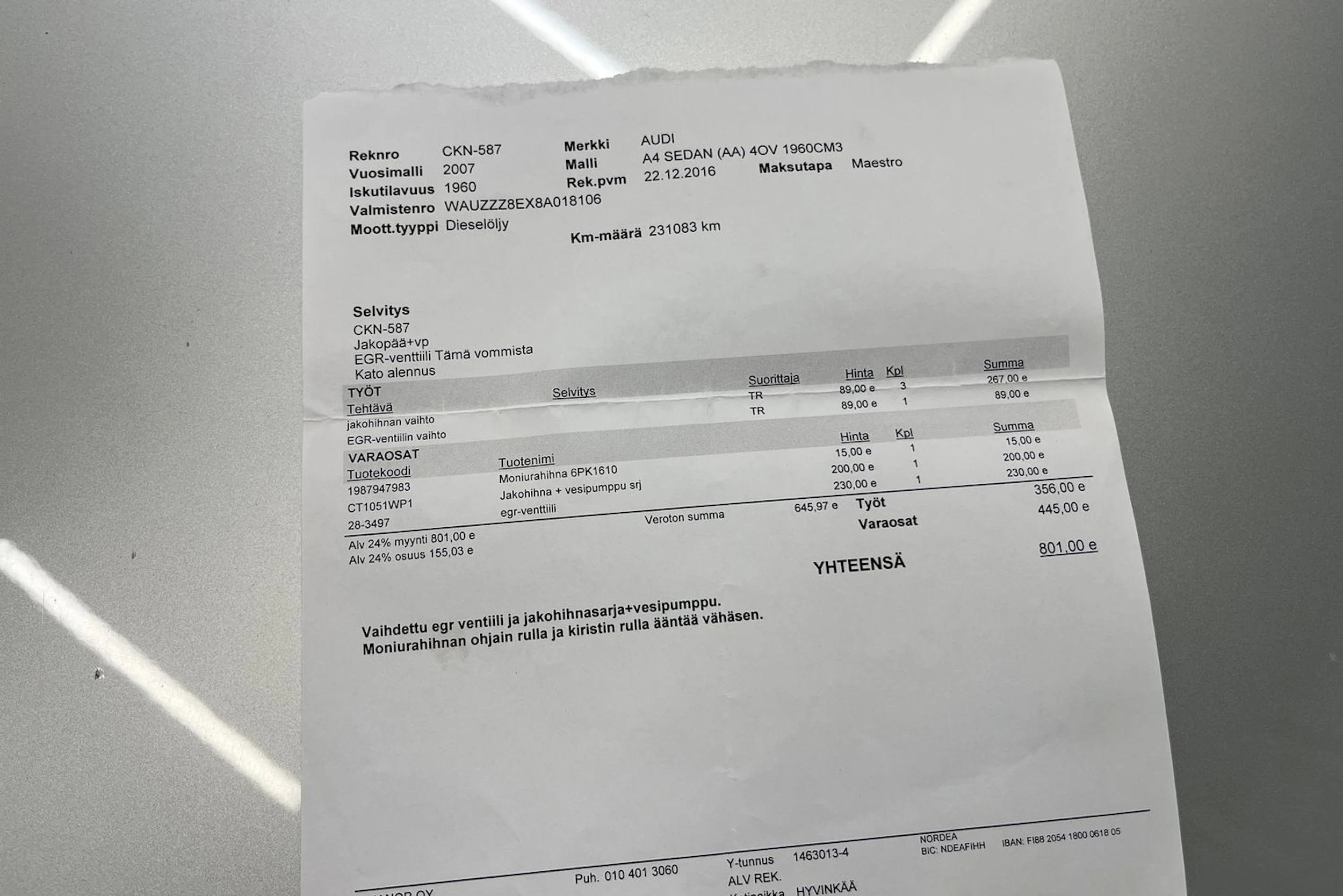 Hopea Audi A4 2007 kuva 43.