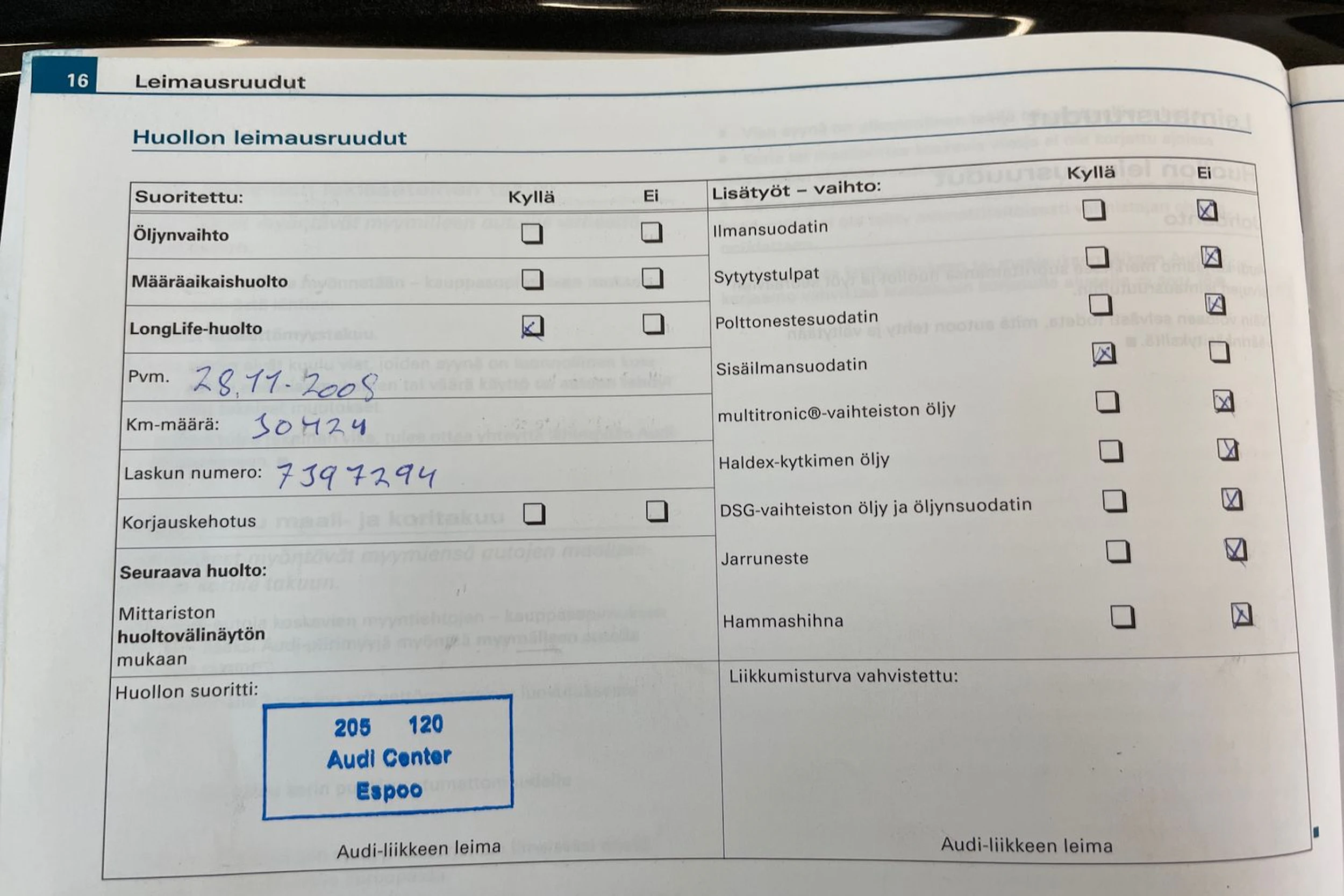 Harmaa Audi A4 2007 kuva 24.