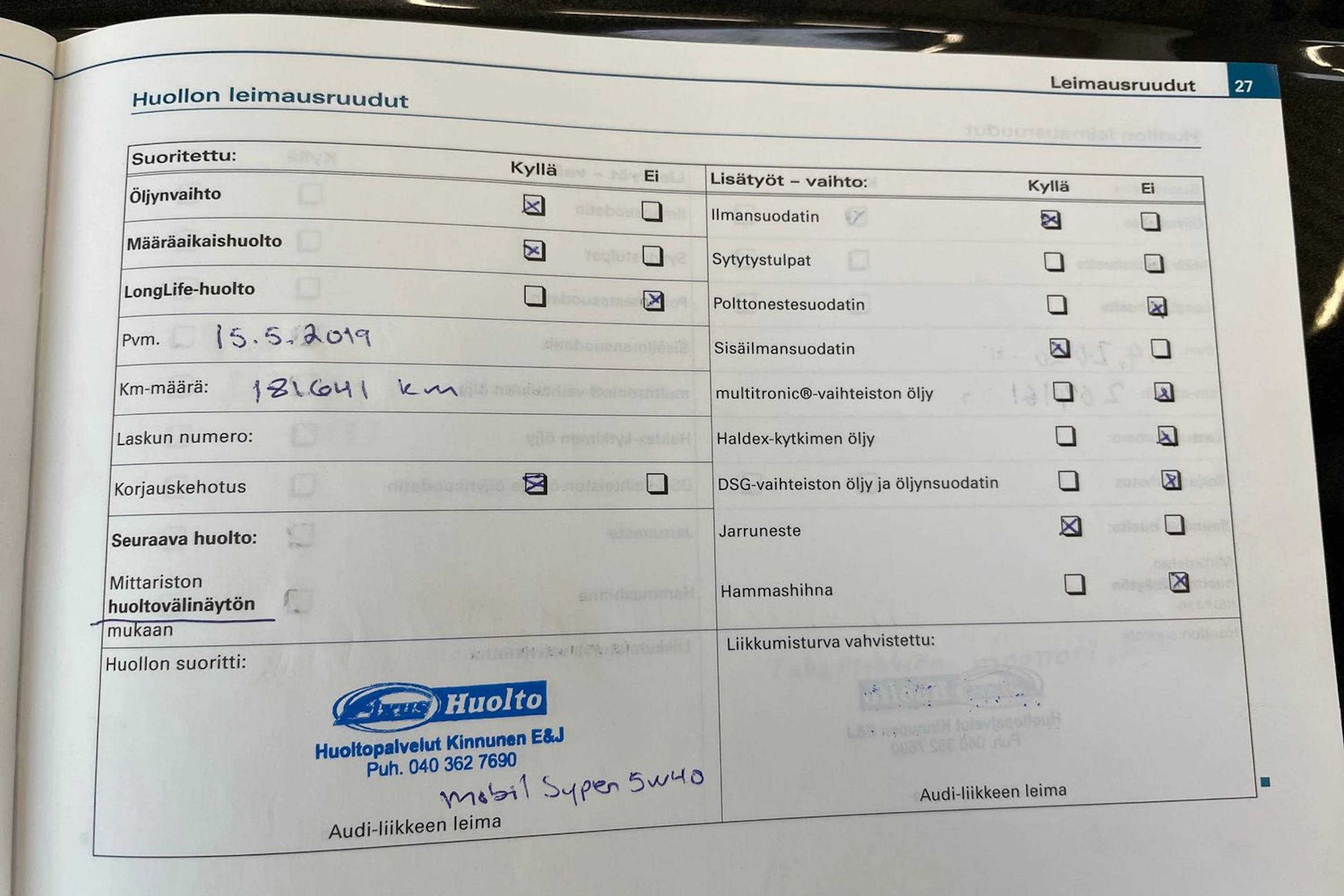 Harmaa Audi A4 2007 kuva 35.