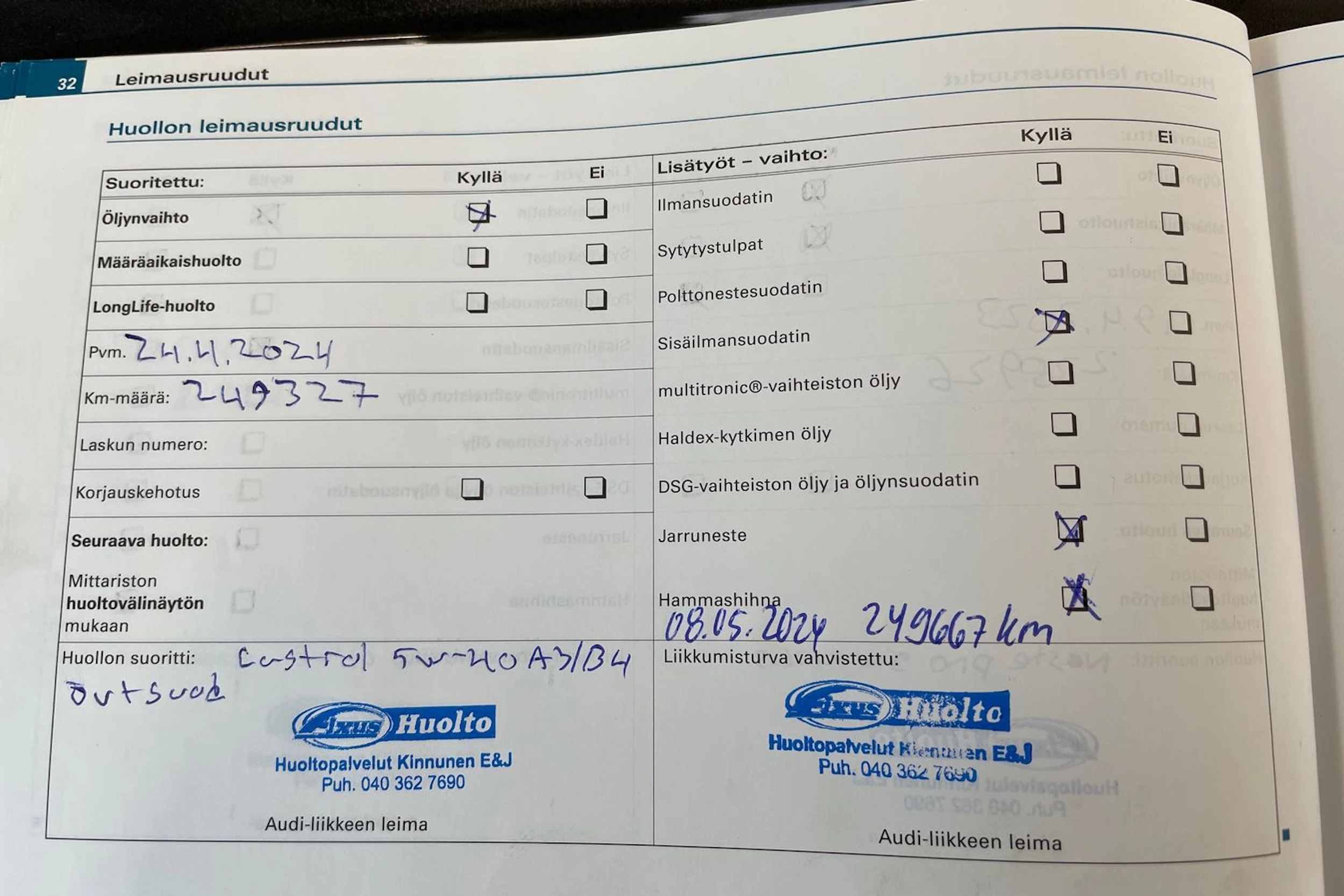 Harmaa Audi A4 2007 kuva 40.