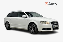 valkoinen Audi A4 2007 kuva 1.
