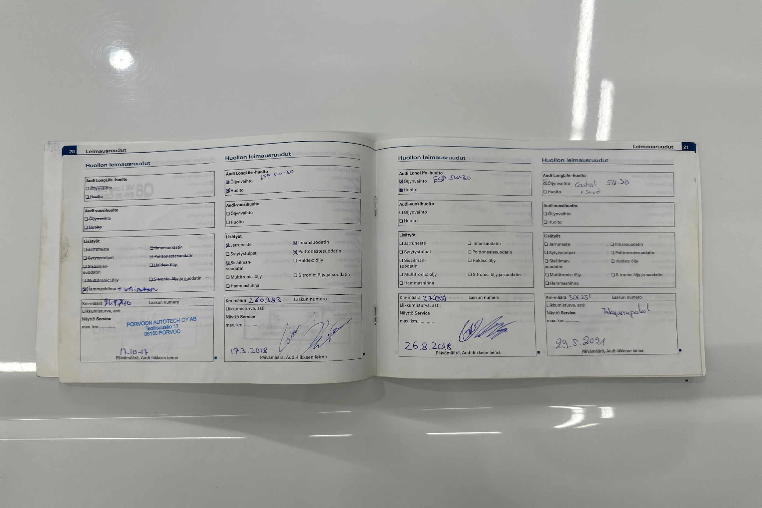 valkoinen Audi A4 2007 kuva 32.