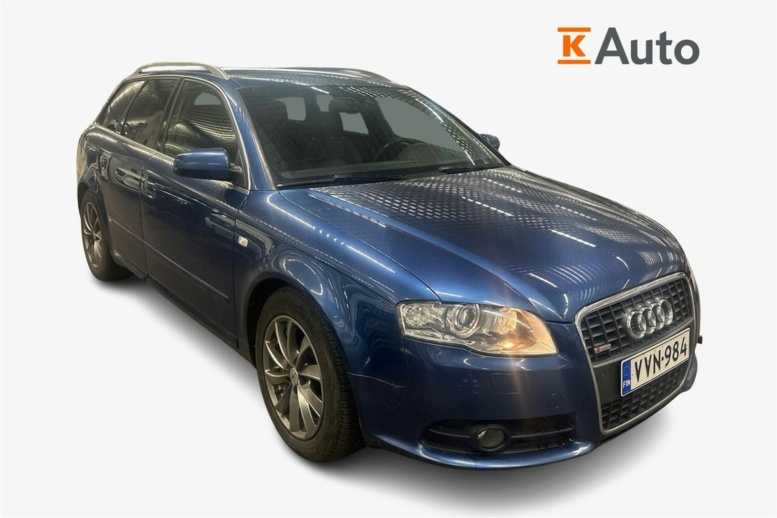 Sininen Audi A4 2007 kuva 1.