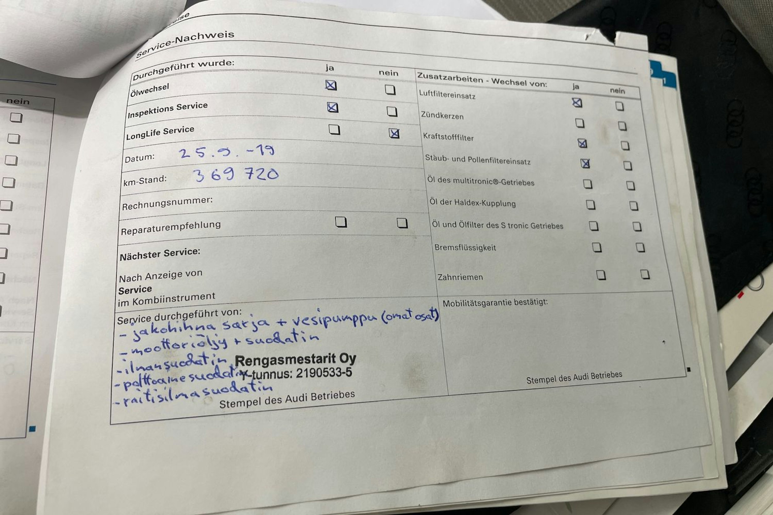 sininen Audi A4 2007 kuva 27.