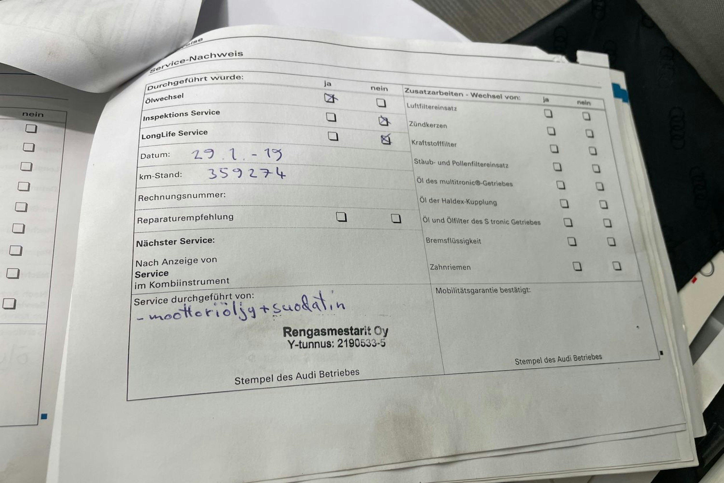 sininen Audi A4 2007 kuva 28.