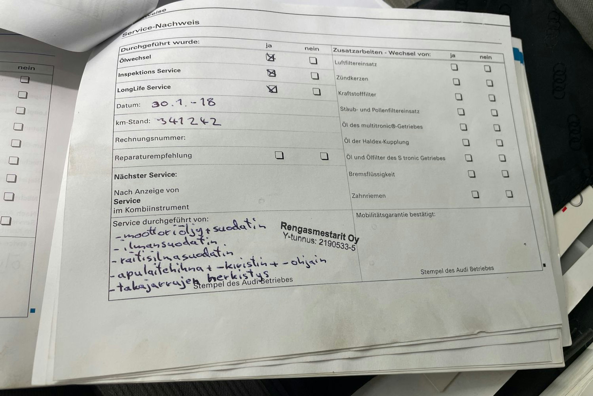 sininen Audi A4 2007 kuva 29.