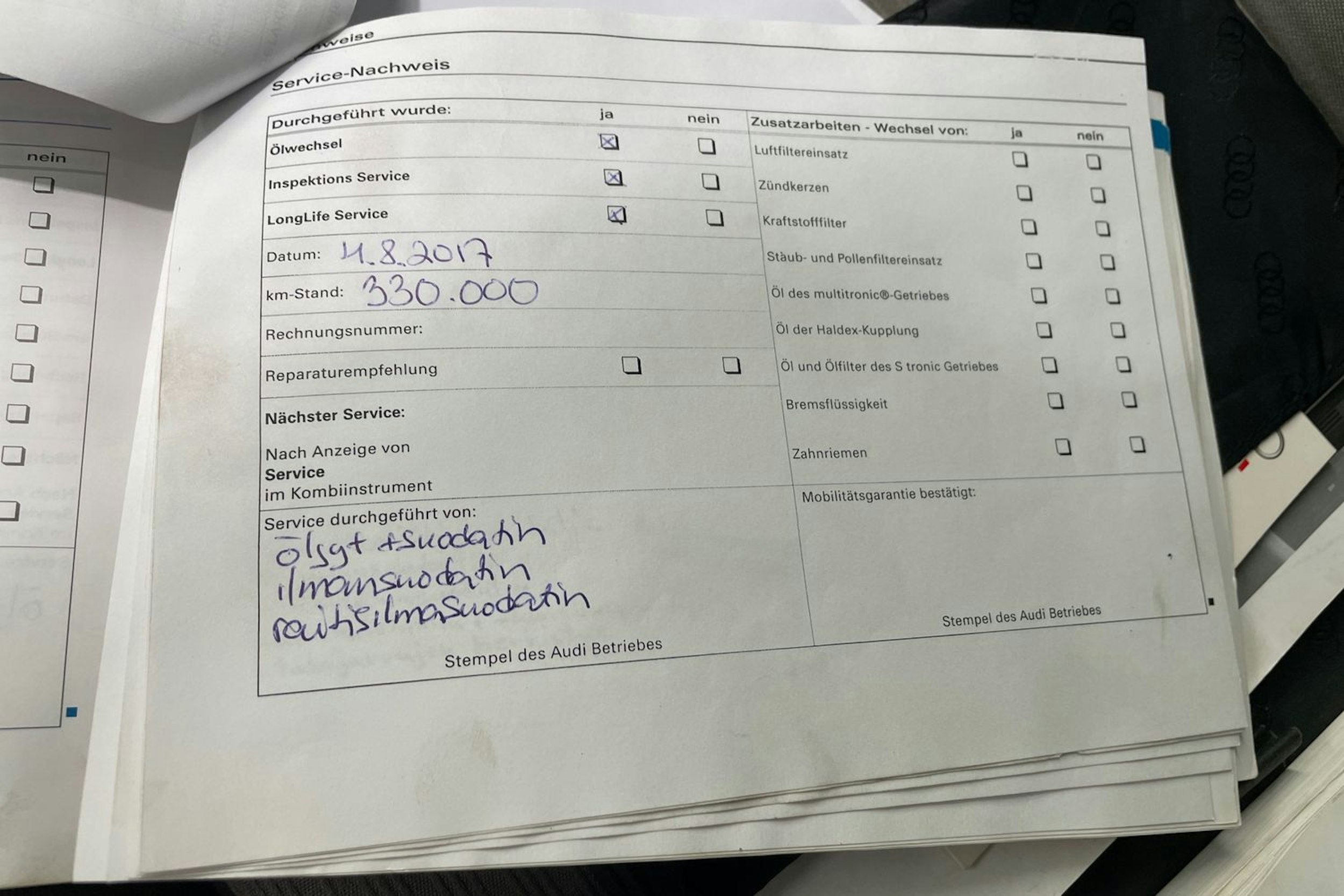 sininen Audi A4 2007 kuva 30.