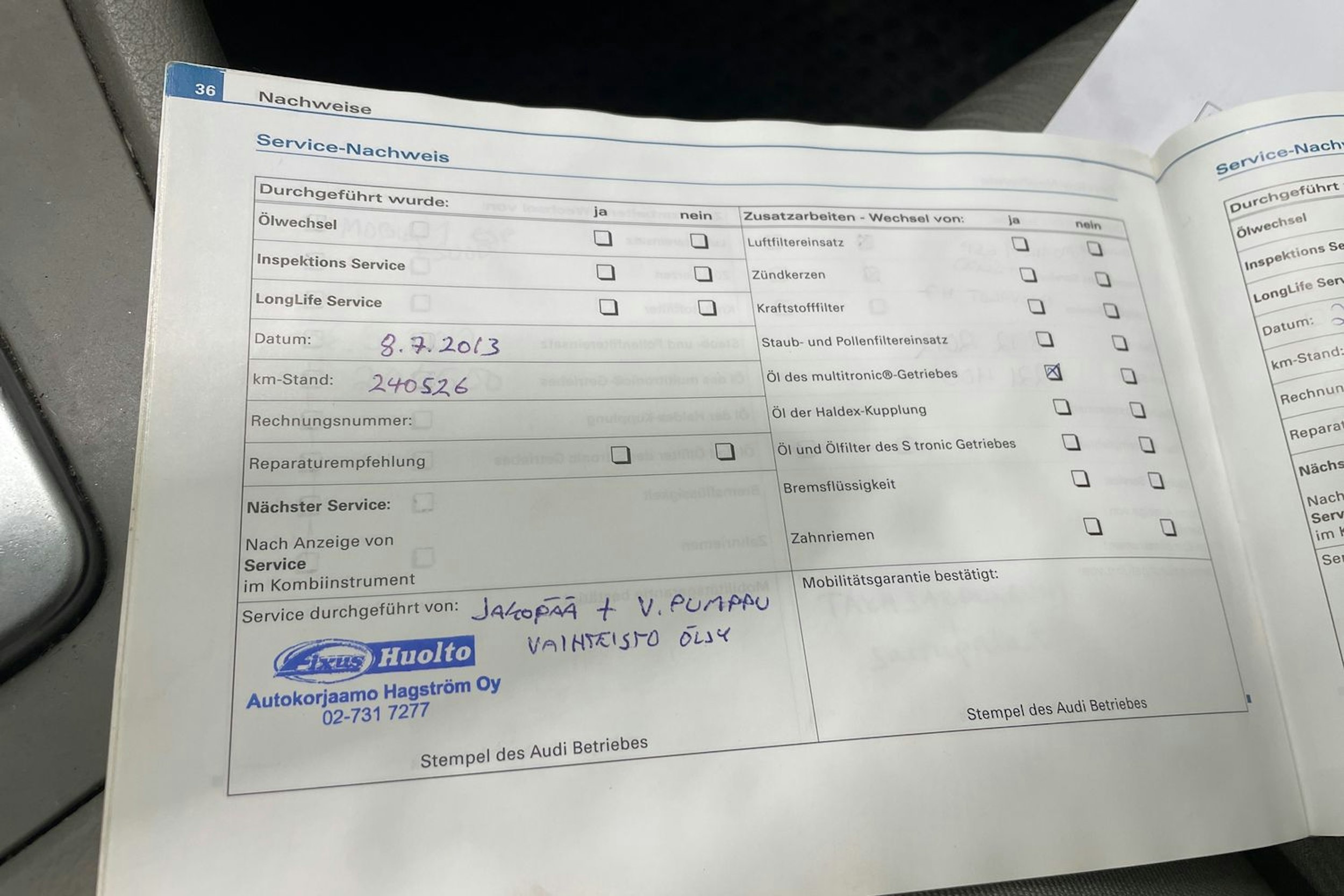 sininen Audi A4 2007 kuva 35.