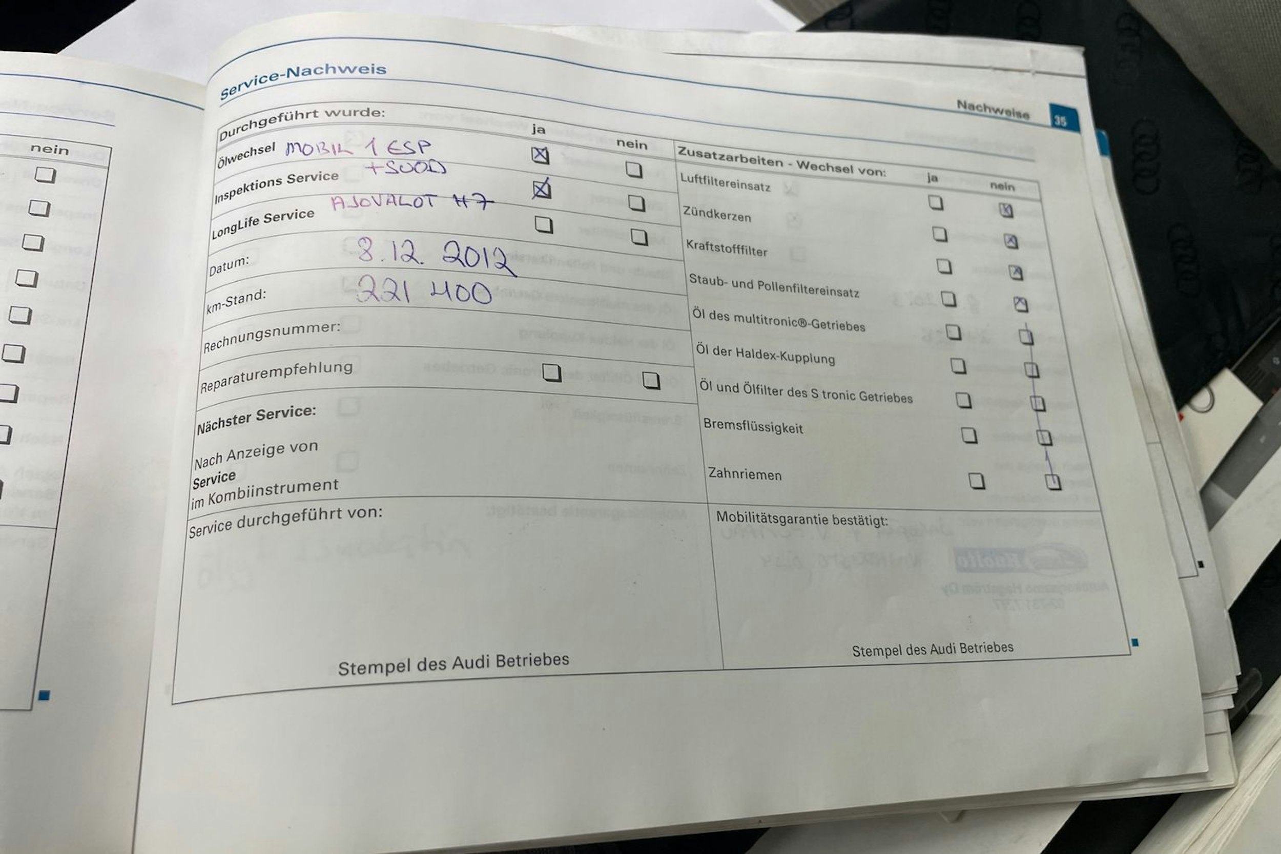 sininen Audi A4 2007 kuva 36.