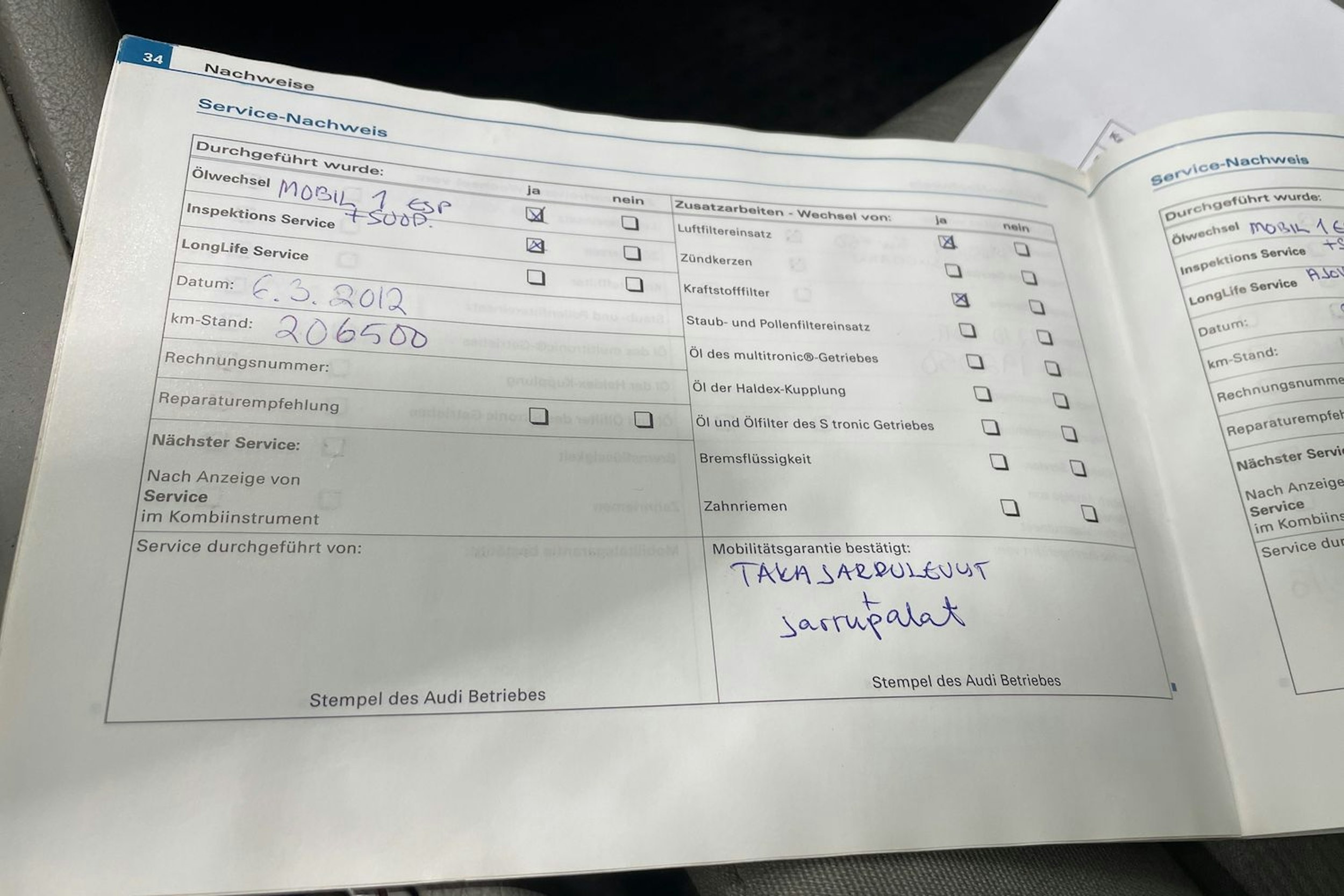 sininen Audi A4 2007 kuva 37.