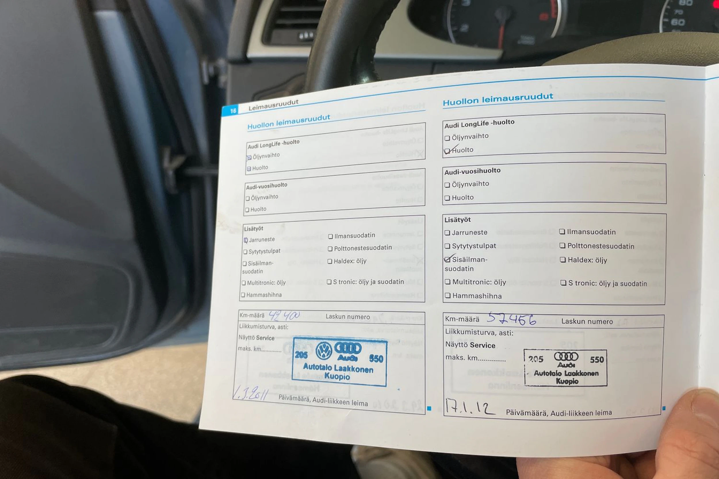 Sininen Audi A4 2008 kuva 17.