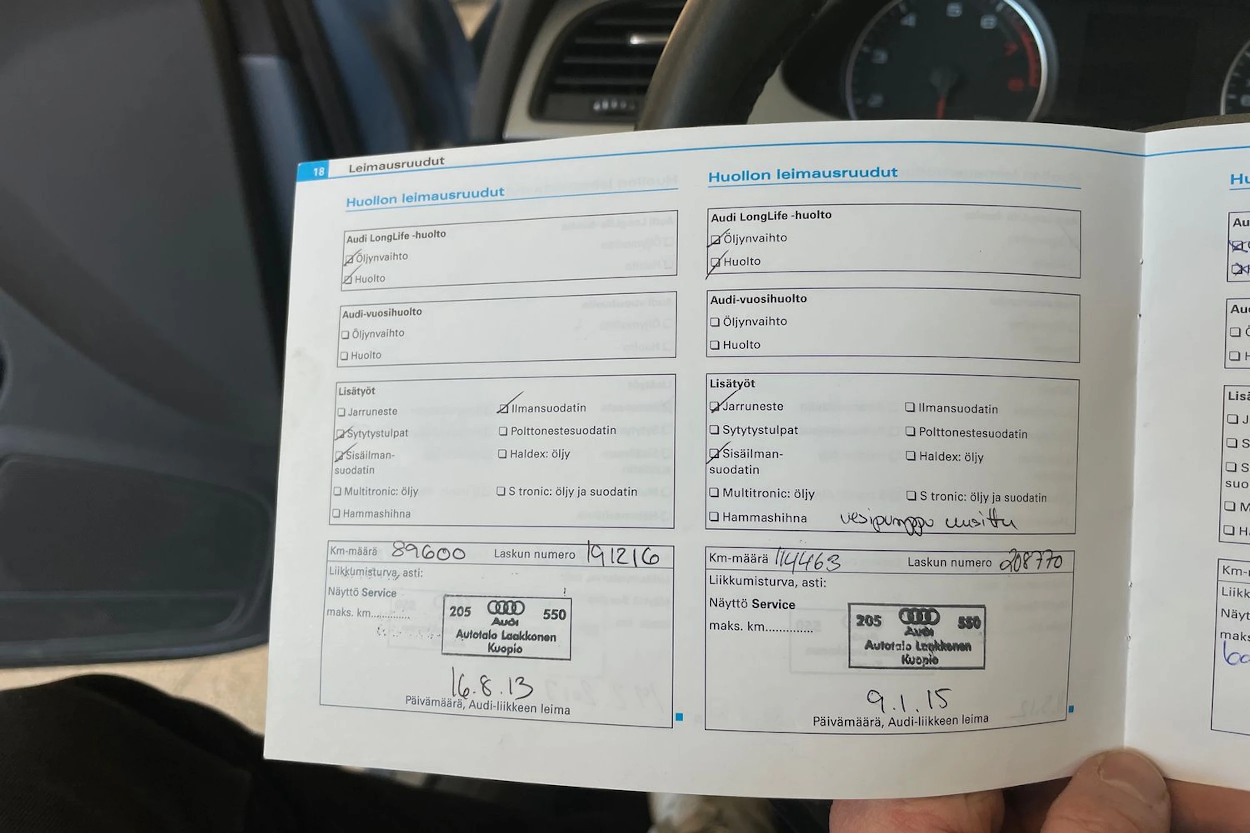 Sininen Audi A4 2008 kuva 19.