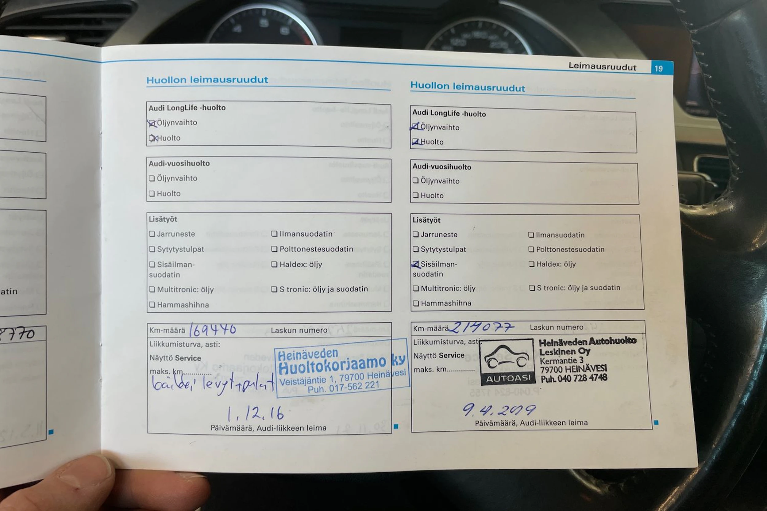 Sininen Audi A4 2008 kuva 20.