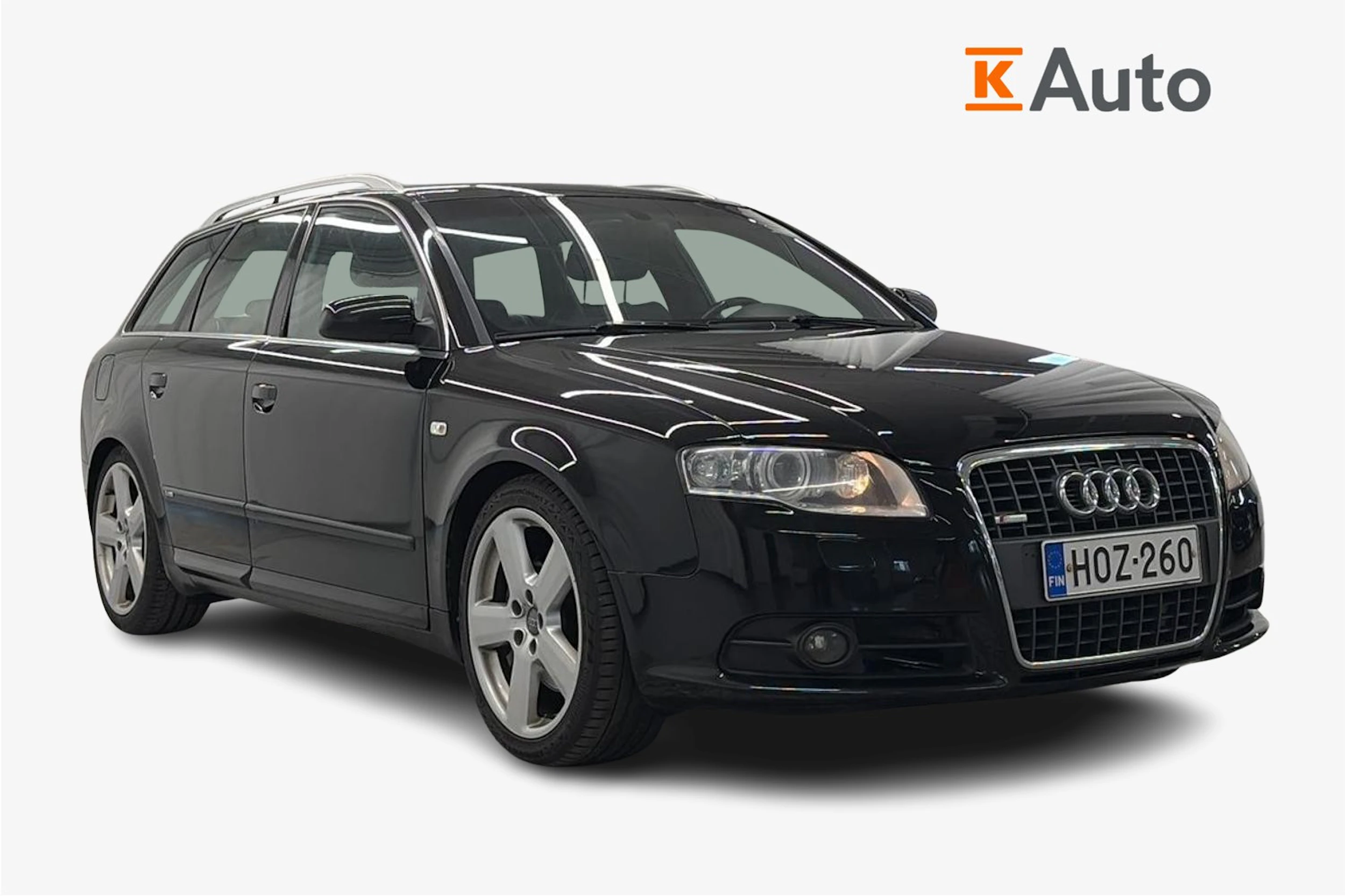 Musta Audi A4 2008 kuva 1.