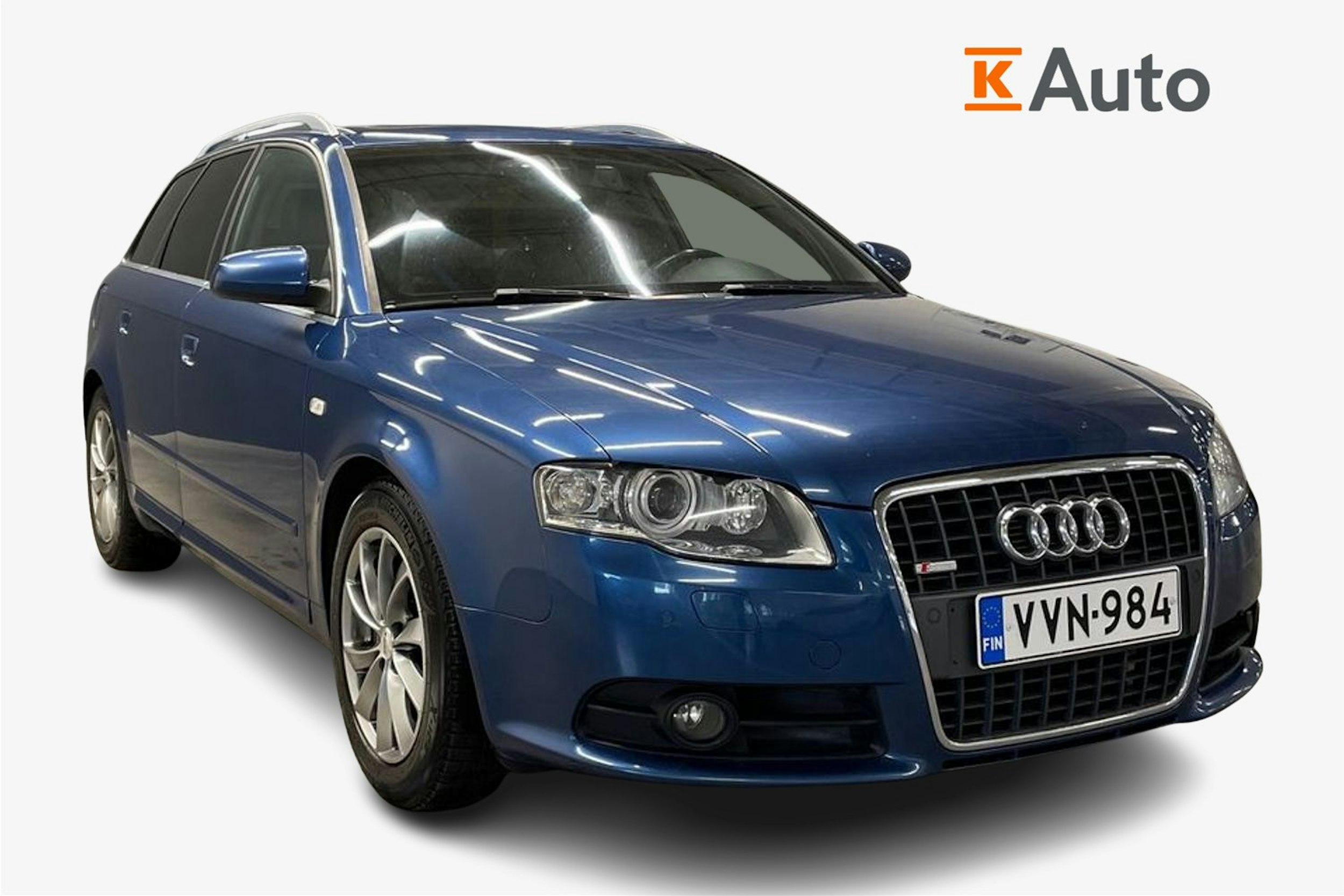 Sininen Audi A4 2008 kuva 1.