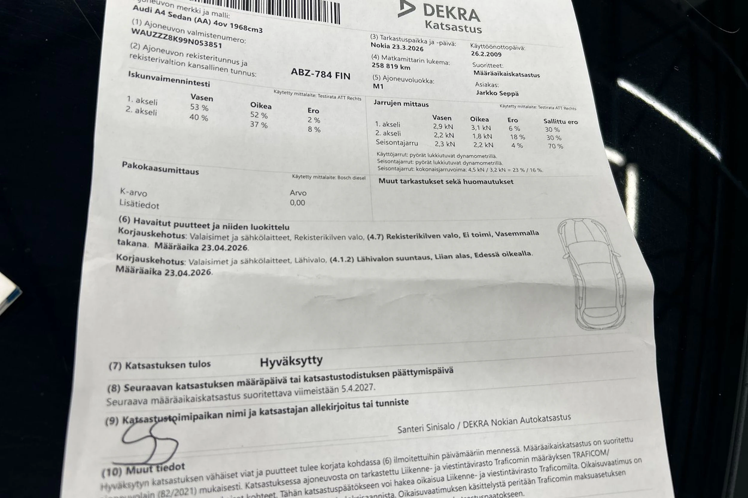 musta Audi A4 2009 kuva 11.