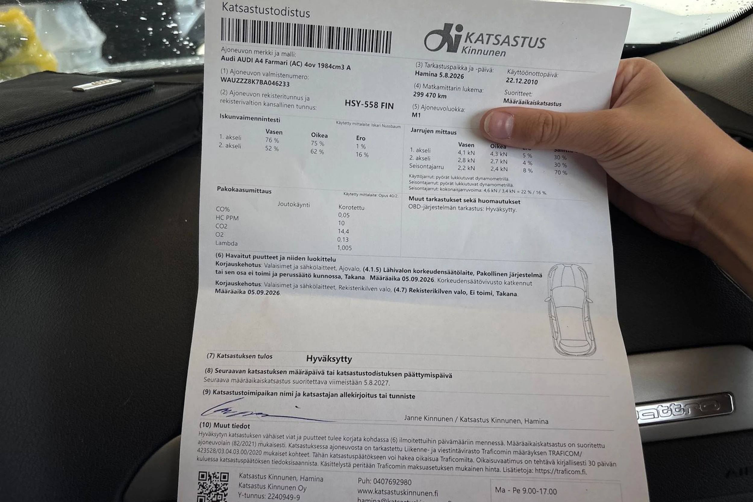Hopea Audi A4 2010 kuva 34.