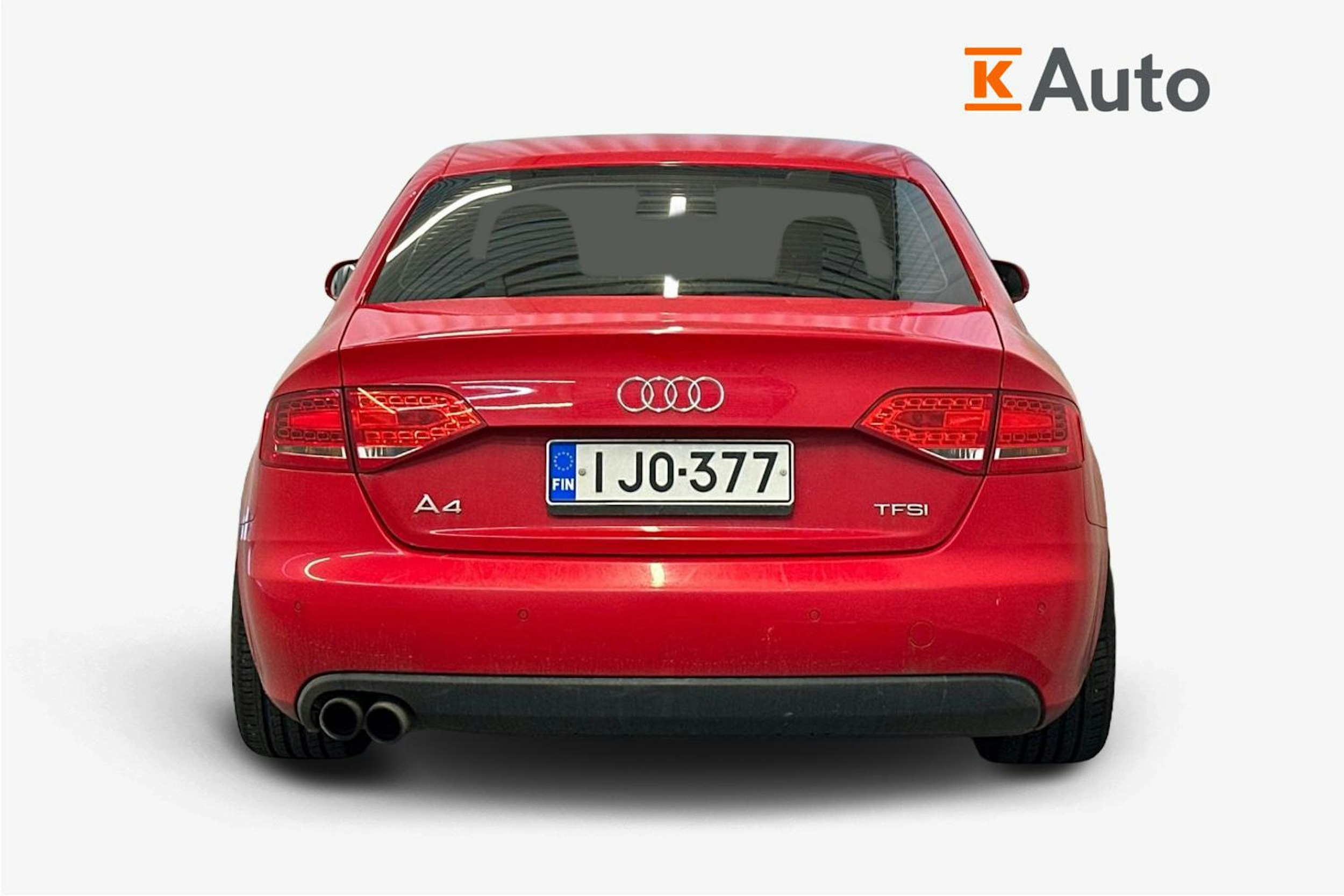 Punainen Audi A4 2010 kuva 3.