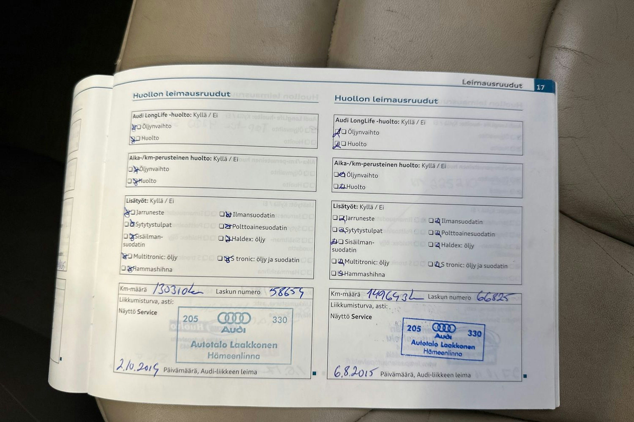 Punainen Audi A4 2010 kuva 26.