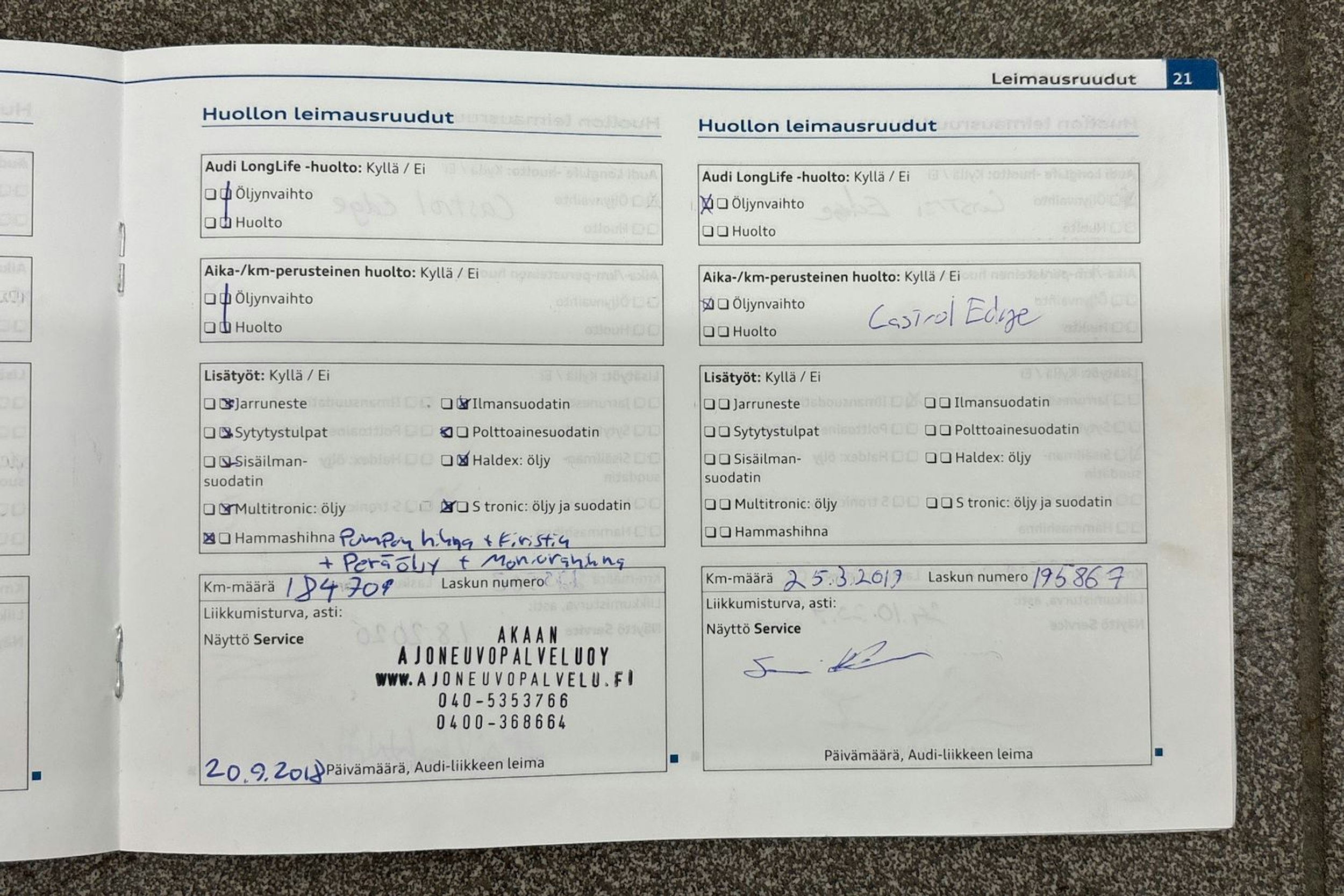 sininen Audi A4 2010 kuva 29.