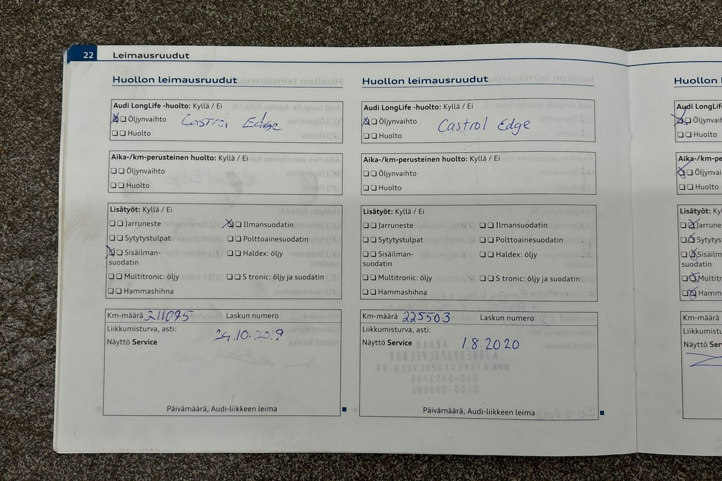 sininen Audi A4 2010 kuva 30.