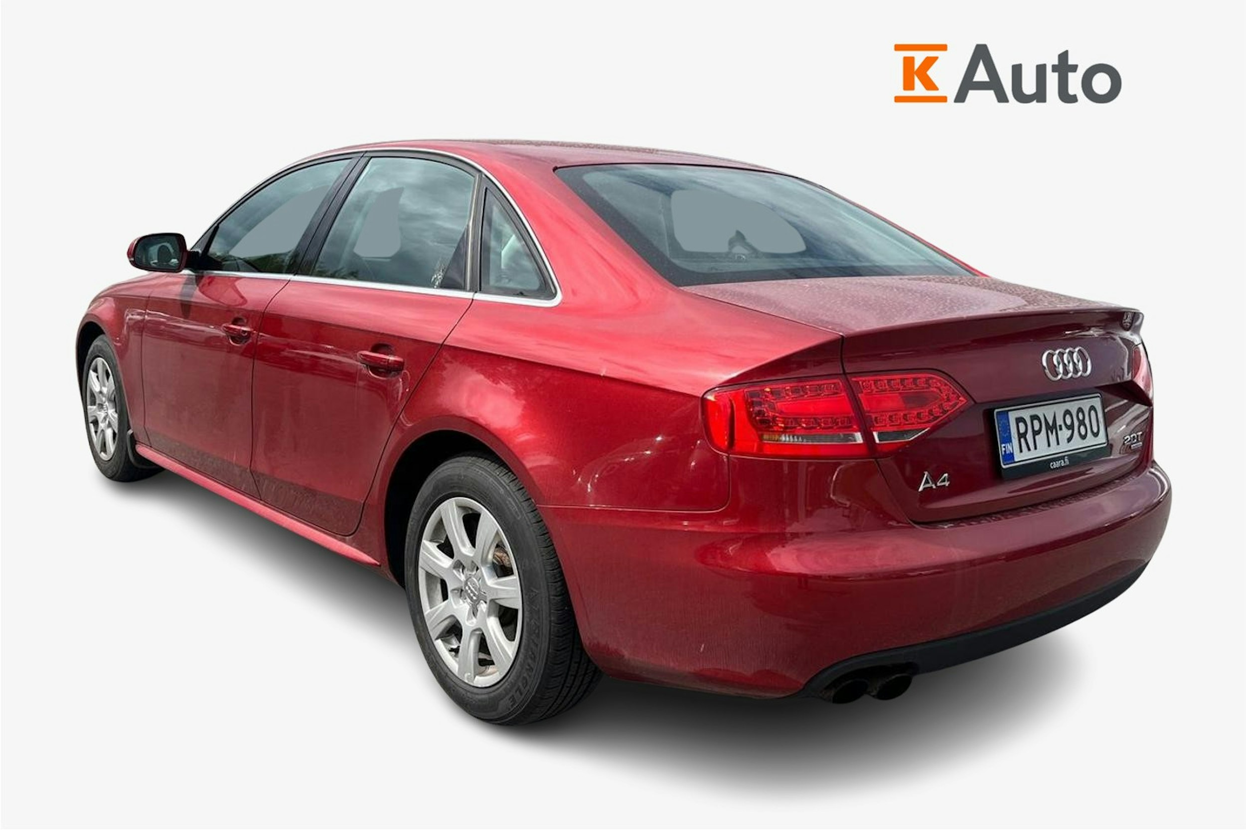Punainen Audi A4 2010 kuva 2.