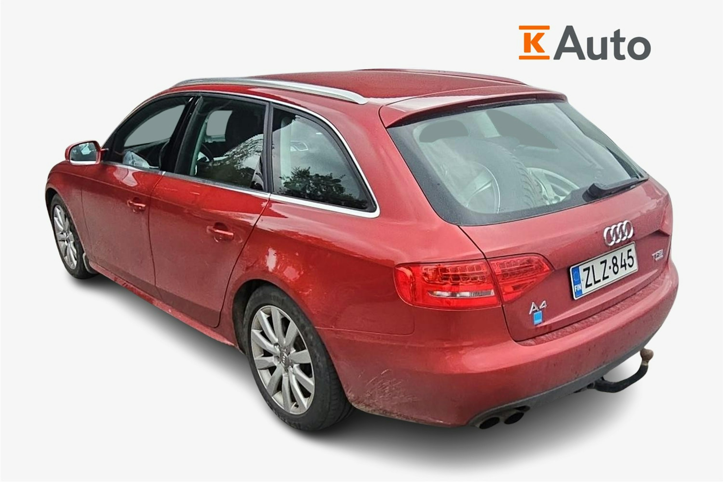 punainen Audi A4 2011 kuva 2.