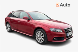 punainen Audi A4 2011 kuva 1.