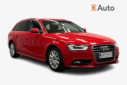 punainen Audi A4 2012 kuva 1.