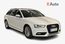 valkoinen Audi A4 2013 kuva 1.