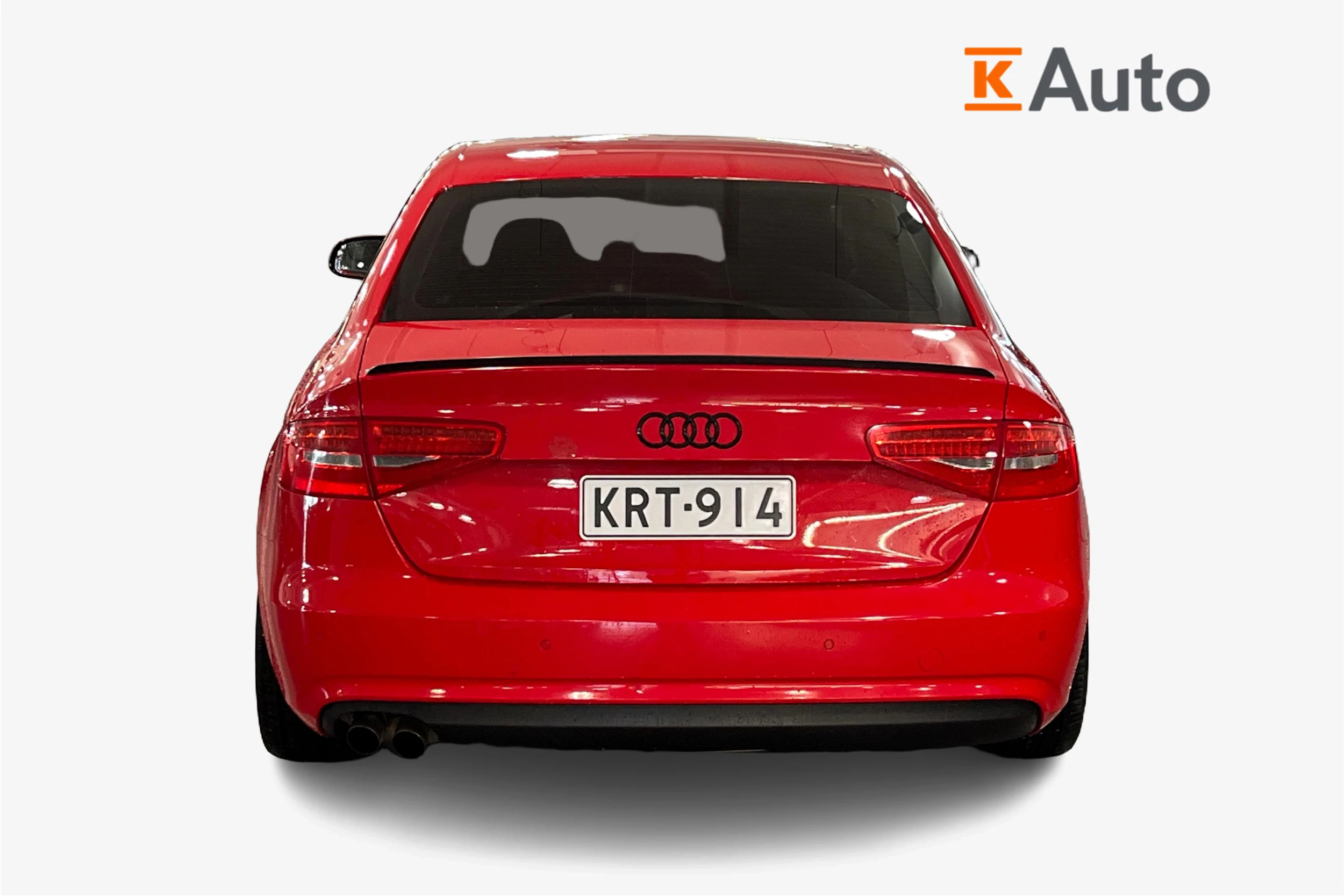 punainen Audi A4 2013 kuva 4.