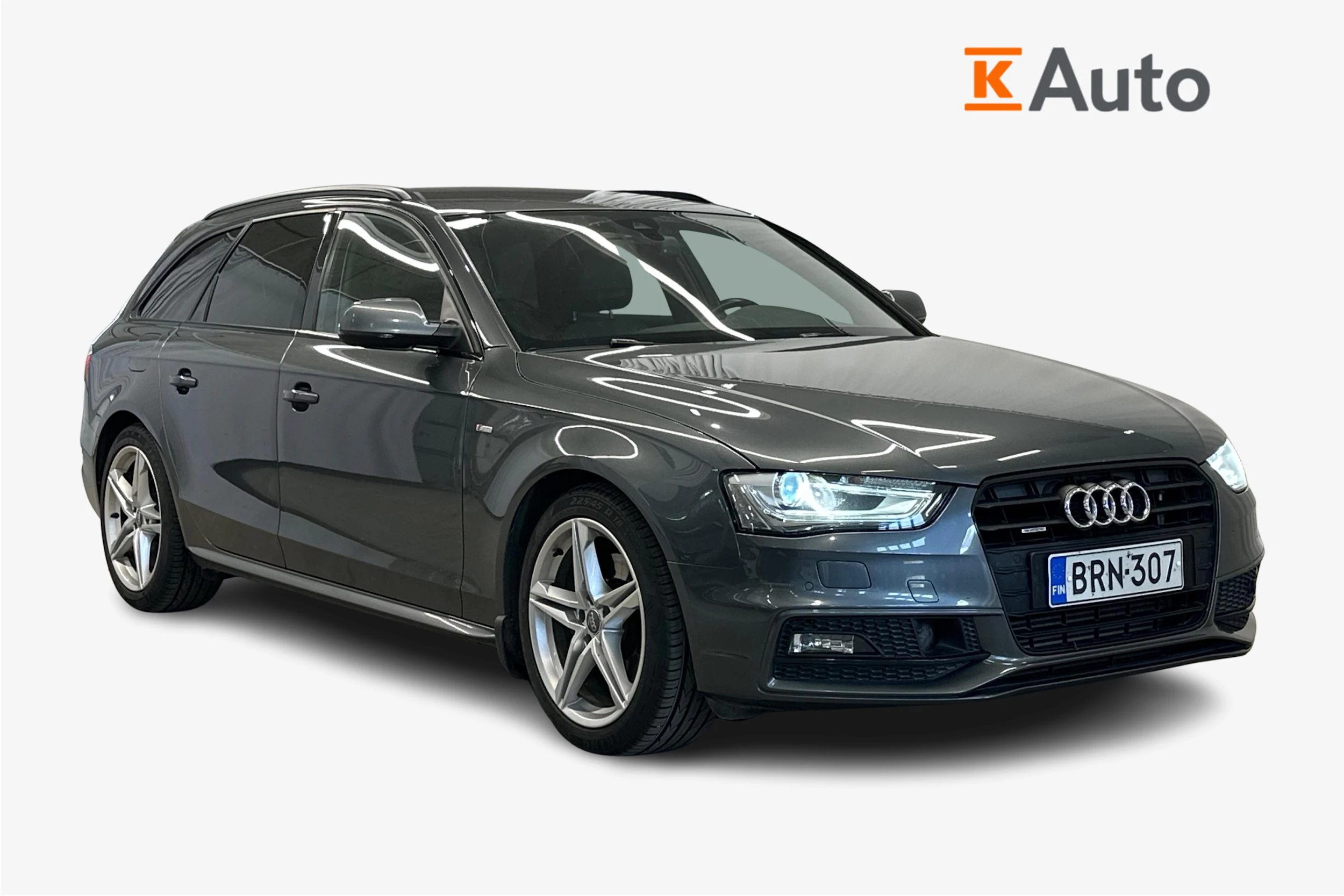met. harmaa Audi A4 2014 kuva 1.