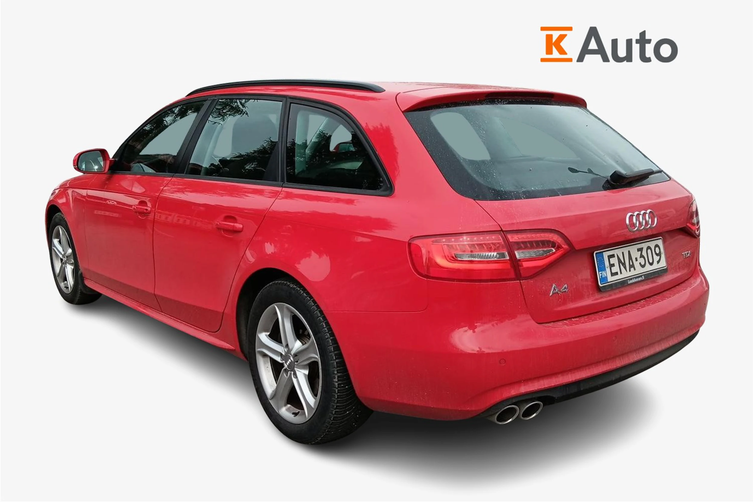 punainen Audi A4 2014 kuva 2.