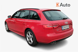 punainen Audi A4 2014 kuva 2.