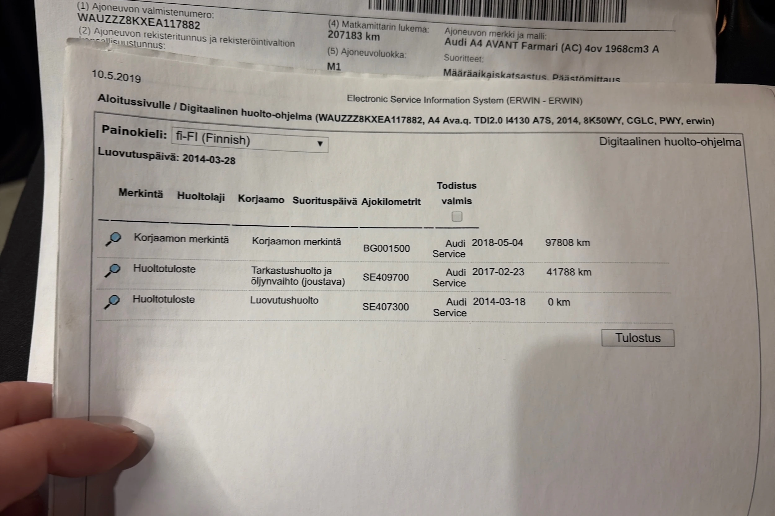 musta Audi A4 2014 kuva 39.