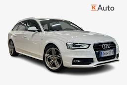 Valkoinen Audi A4 2014 kuva 1.