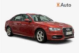 punainen Audi A4 2014 kuva 1.
